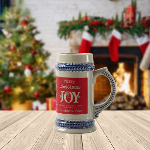 Jarra De Cerveza Feliz Navidad Un Pequeño Regalo Para Usted Guay Re