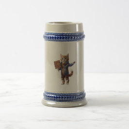 Jarra De Cerveza Feliz Otoño, Regal Tavern Cat Stein