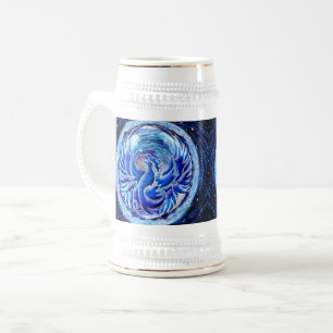 Jarra De Cerveza Fénix Azul