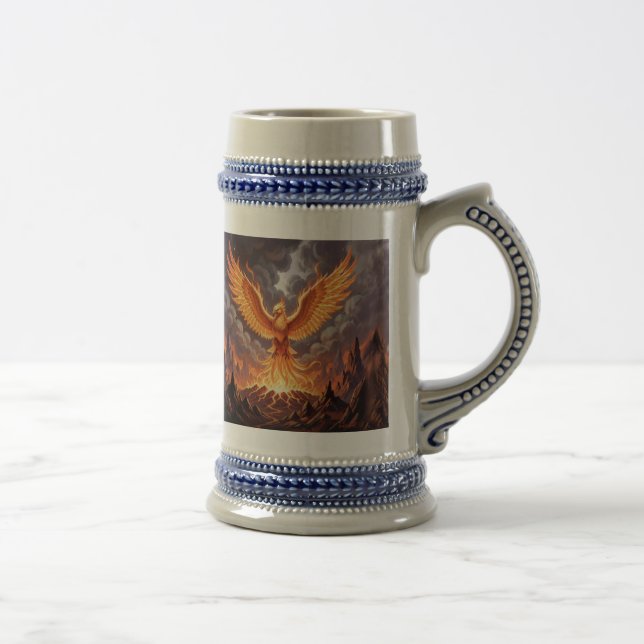 Jarra De Cerveza Fénix Majestuosa Stein (Derecha)