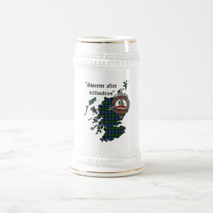 Jarra De Cerveza Fergsson Clan Badge Stein