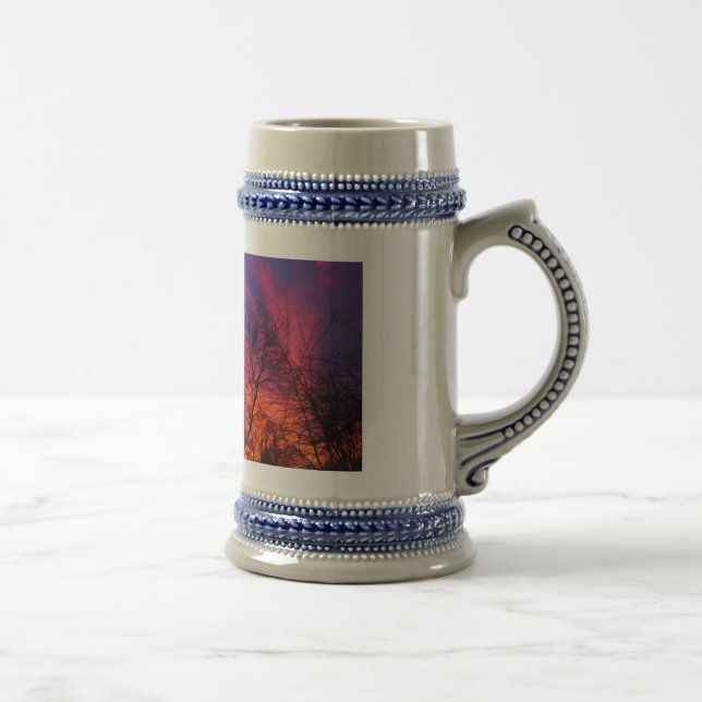 Jarra De Cerveza Fiery Sunset Mug (Derecha)
