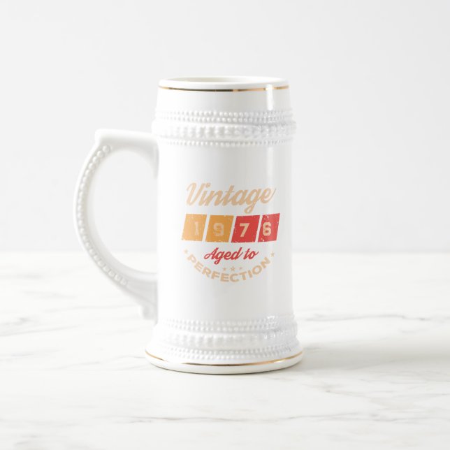 Jarra De Cerveza Fiesta de cumpleaños personalizada cincuenta vinta (Izquierda)