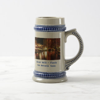 Jarra De Cerveza Fiesta del ~ del paseo del río