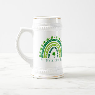 Jarra De Cerveza Fiesta elegante del día de San Patricio