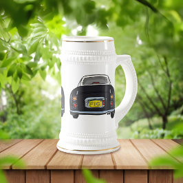 Jarra De Cerveza Figaración Monograma Negro Figaro Cerveza de coche