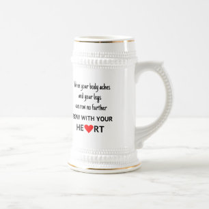Jarra De Cerveza Fila con tu corazón