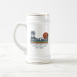 Jarra De Cerveza Fin de semana personalizado de despedida de solter