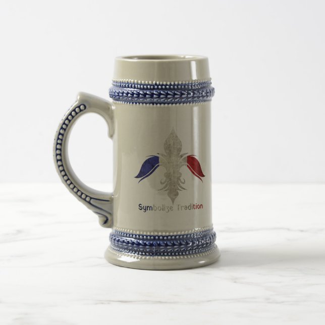 Jarra De Cerveza Fleur-de-Lis (Izquierda)