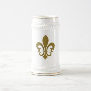Jarra De Cerveza Flor de lis Stein