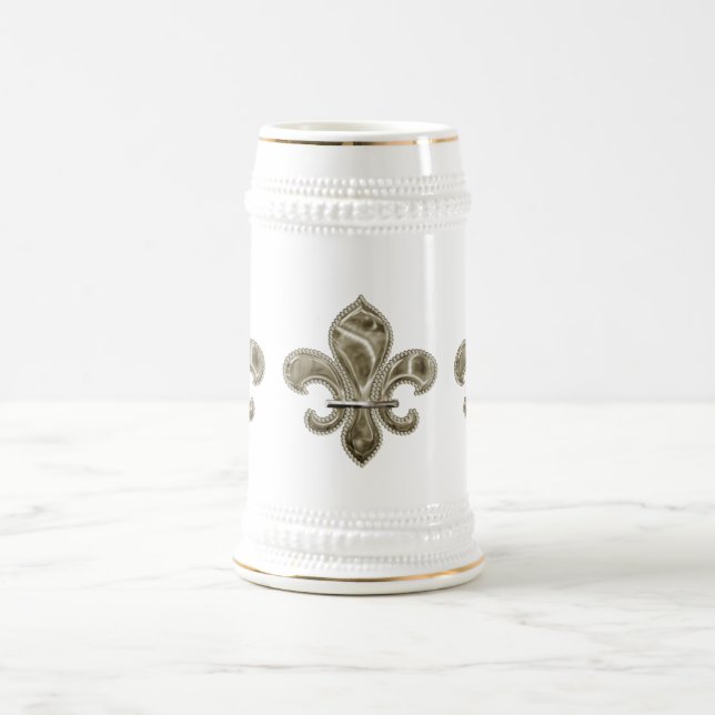 Jarra De Cerveza Flor de oro sólido de Lis Stein (Centro)