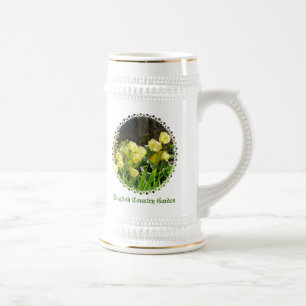 JARRA DE CERVEZA FLORES