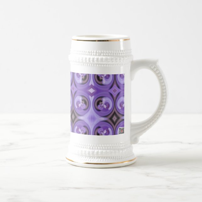Jarra De Cerveza Flores de primavera (Derecha)