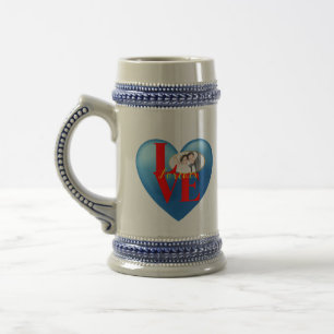 Jarra De Cerveza Forever Love" (Amor eterno)