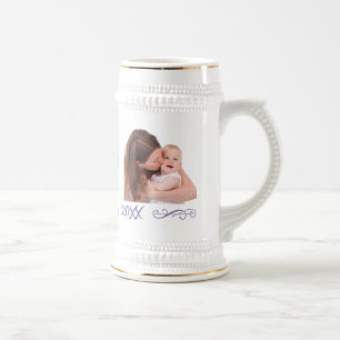 Jarra De Cerveza Foto de personalizable Día de la Madre Stein