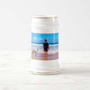 Jarra De Cerveza Foto personalizado - Tu propio diseño - Amo a mi M
