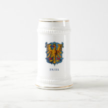 Friuli vintage abrigo de los brazos Cerveza blanca
