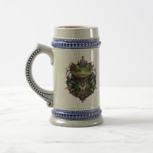 Jarra De Cerveza Froggie Frog Steampunk,