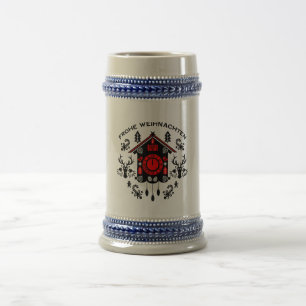 Jarra De Cerveza Frost Weihnachten Reloj de Cuco Alemán