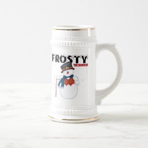 Jarra De Cerveza Frosty el hombre de nieve