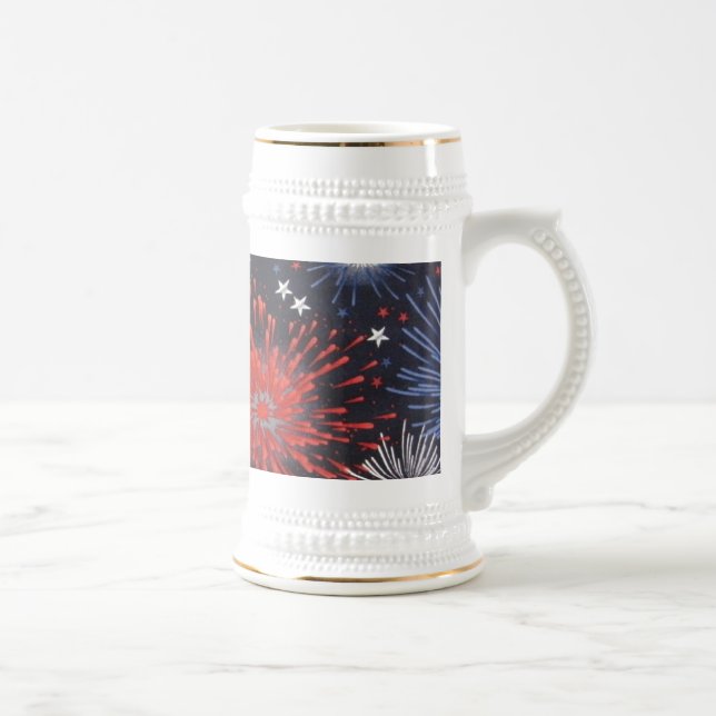 Jarra De Cerveza Fuegos artificiales (Derecha)