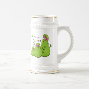 Jarra De Cerveza Fundido personalizado de plantas de jardinería ver