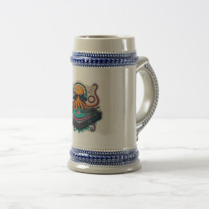 Jarra De Cerveza Funky Octopus DJ