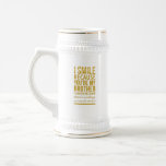 Jarra De Cerveza Funny birthday gifts for brothers from big sister<br><div class="desc">Funny birthday gifts for brothers from big sister brother smile</div>
