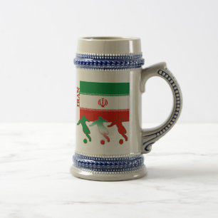 Jarra De Cerveza Fútbol Irán Stein