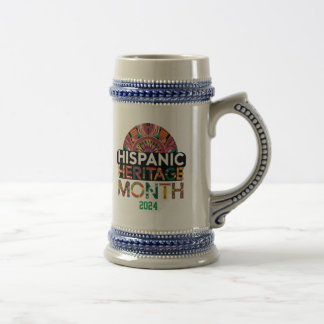Jarra De Cerveza Gafas de Cerveza Mes de Patrimonio Hispano Persona