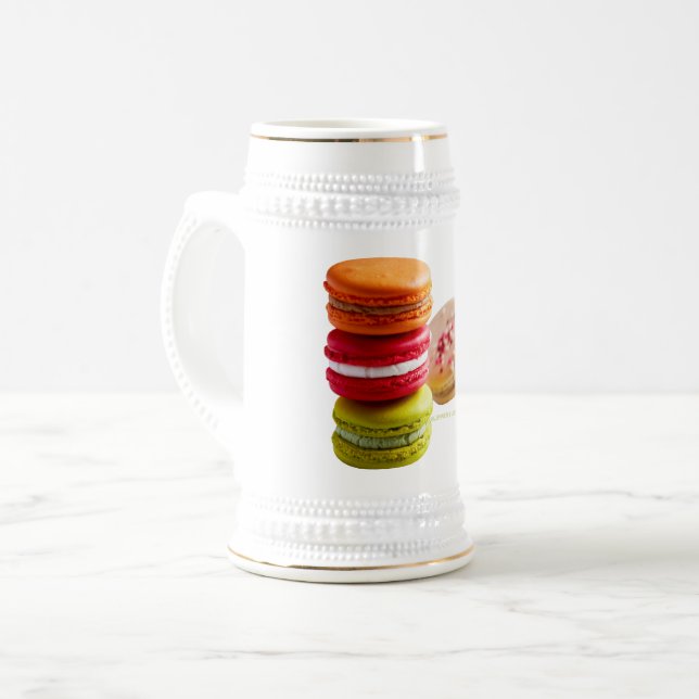 Jarra De Cerveza Galletas de Macaroon de SlipperyJoe comida apilada (Anverso izquierdo)