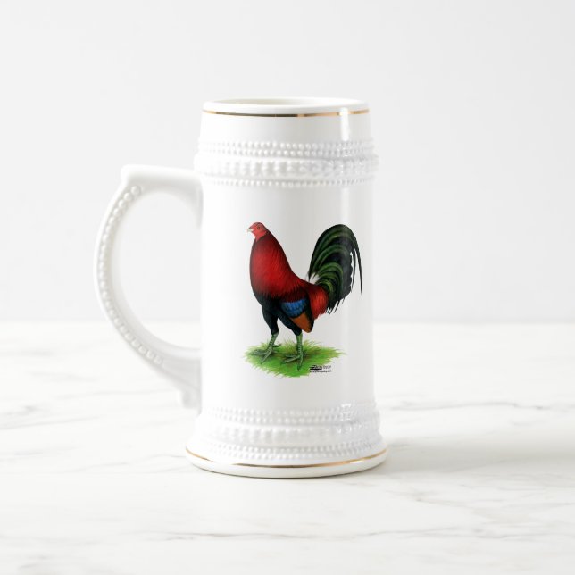 Jarra De Cerveza Gamecock: rojo oscuro (Izquierda)