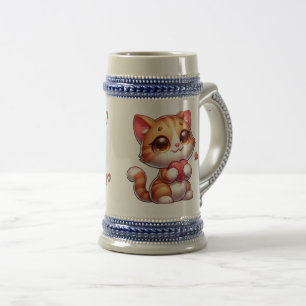 Jarra De Cerveza gatito, gato