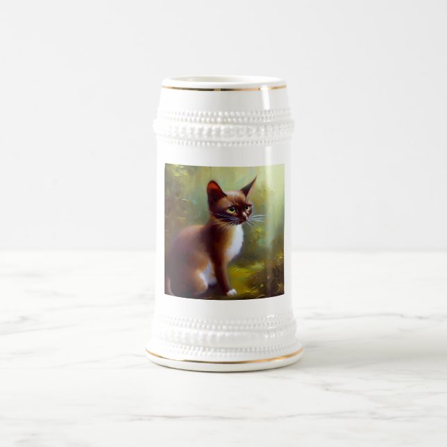 Jarra De Cerveza Gato de Java (Centro)