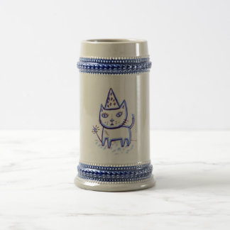 Jarra De Cerveza Gato Stein del mago