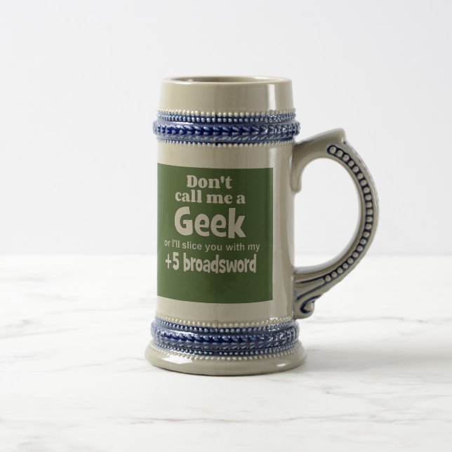 Jarra De Cerveza Geek broadespada wf (Derecha)
