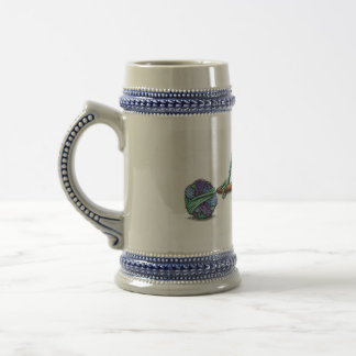 Jarra De Cerveza Gente de crochet oficial de NYC Mug clásico