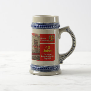 Jarra De Cerveza Germanooriental de RDA 40 años