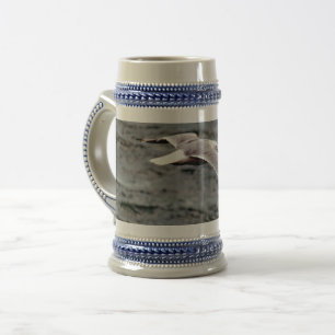 Jarra De Cerveza Glide Gris/Azul 22 oz Stein
