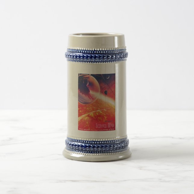 Jarra De Cerveza Globo de aire caliente extremo sobre el paisaje vo (Centro)