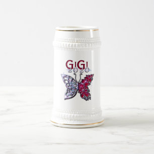 Jarra De Cerveza Gloriosa mariposa GIGI 2020