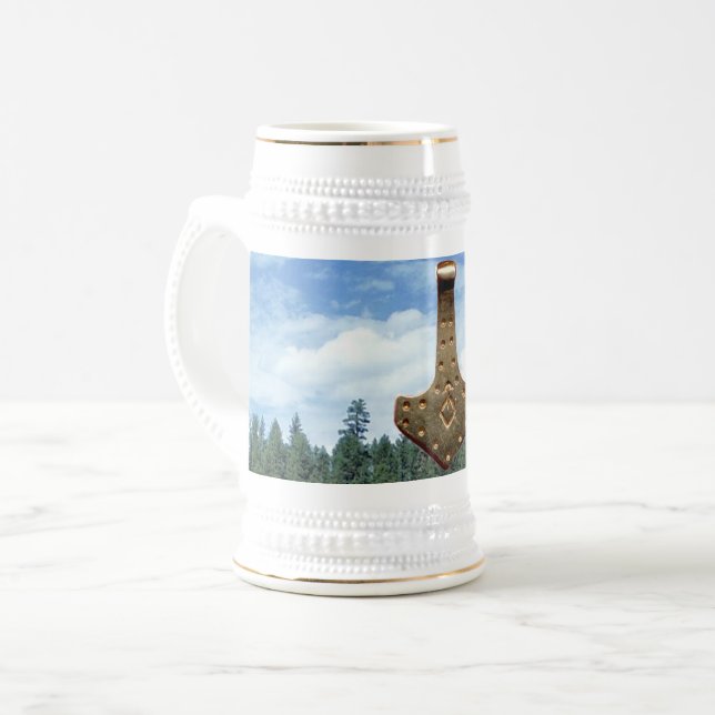 Jarra De Cerveza Gold Thor Hammer stein (Anverso izquierdo)