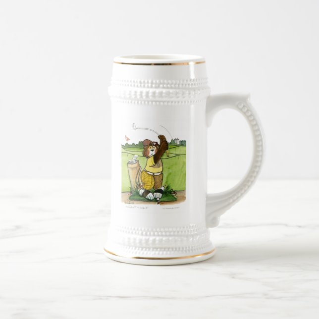 Jarra De Cerveza Golf Stein, chistoso (Derecha)