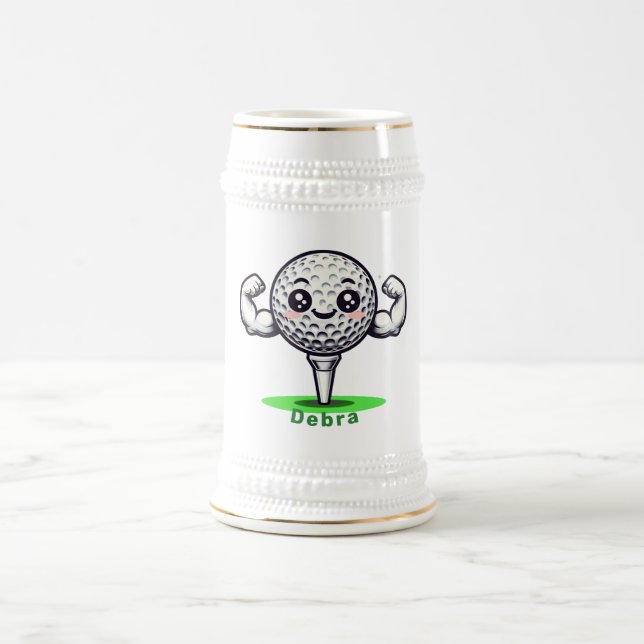 Jarra De Cerveza Golf Strong Beer Stein | For Men & Women (Centro)