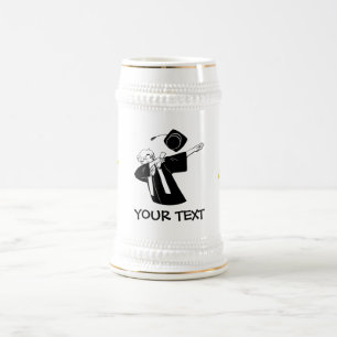 Jarra De Cerveza Graduación Dabbing Masculino Rayo Relámpago Person
