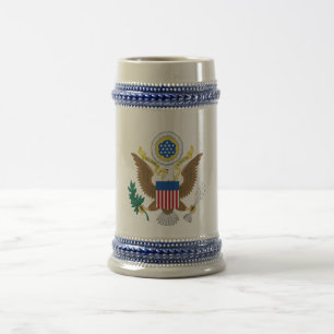 Jarra De Cerveza Gran sello de Estados Unidos