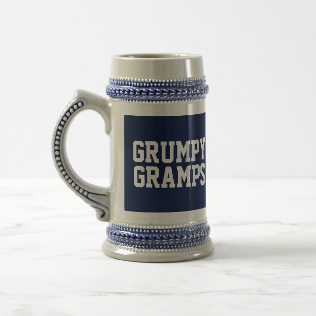 JARRA DE CERVEZA GRANDPA GRUMPING GRAMPS BEER STEIN (Izquierda)