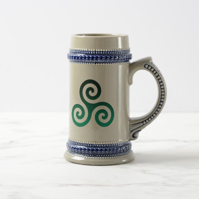 Jarra De Cerveza Green Triskele (Derecha)