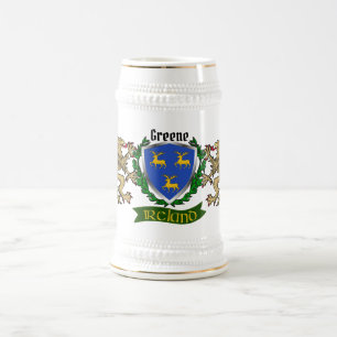 Jarra De Cerveza Greene Irish Shield Beer Stein