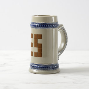 JARRA DE CERVEZA gris/azul ESPAÑA
